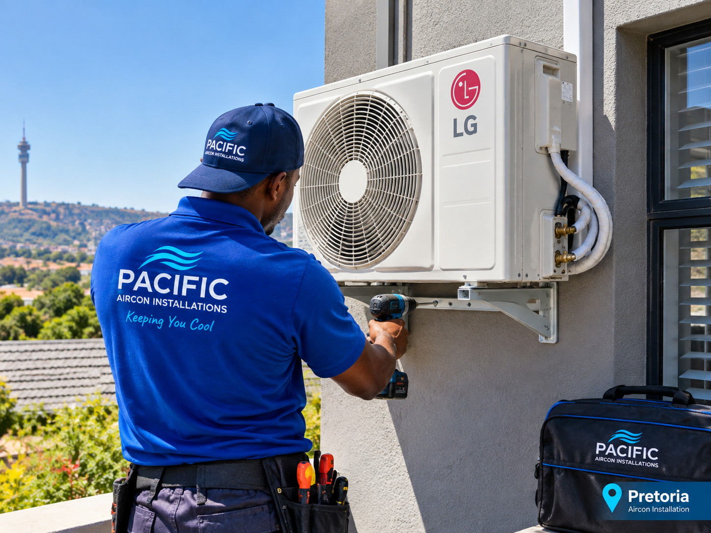 Outdoor Aircon Installation Completed in Waterkloof Ridge, Pretoria